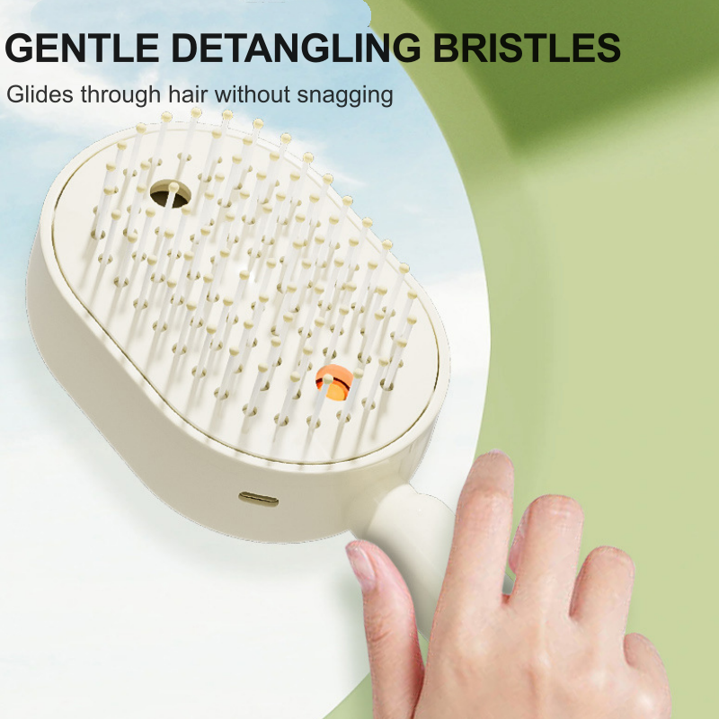 Electric Spray & Massage Hair Brush