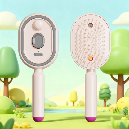 Electric Spray & Massage Hair Brush