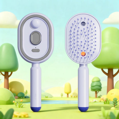 Electric Spray & Massage Hair Brush