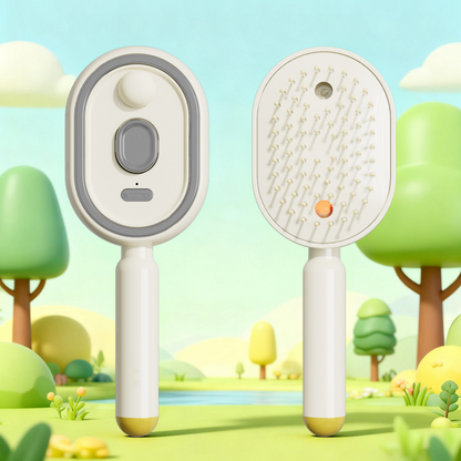 Electric Spray & Massage Hair Brush